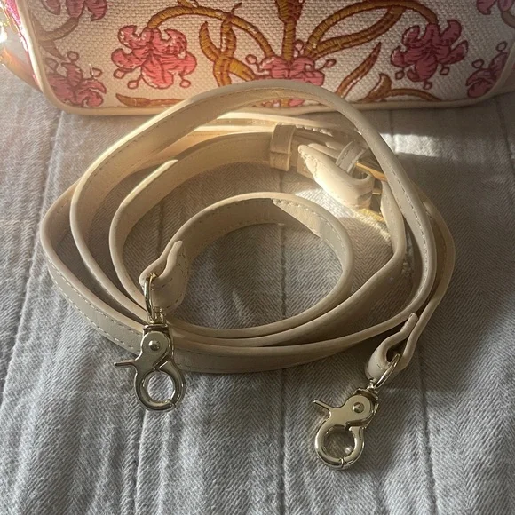 Spartina 449- Floral Embroidered leather crossbody Bag - Picture 8 of 15